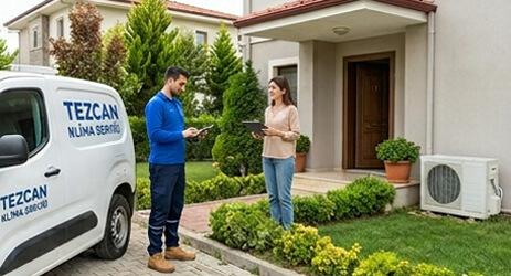Klima servisi çalışması